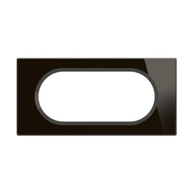 Plaque 4A5 Mod Verre Onyx Noir