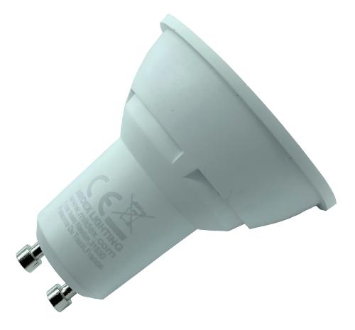 Lampe LED GU10 6W 4000°K Dimmable faisceau ecl. 38°