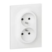 LEGRAND Dooxie Prise 2X2P+T 1Poste- Blanc