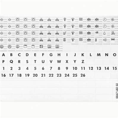 Plaquette symboles p.repere