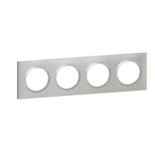 LEGRAND Dooxie Plaque 4P Aluminium