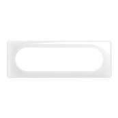 Plaque 6 A 8 Mod Blanc Emaille