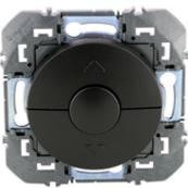 LEGRAND Dooxie Poussoir Volet Roulant- Noir