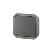 Poussoir Plexo 10A composable - Anthracite